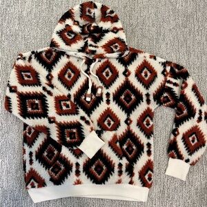 Shyanne Aztec Fuzzy Hoodie!